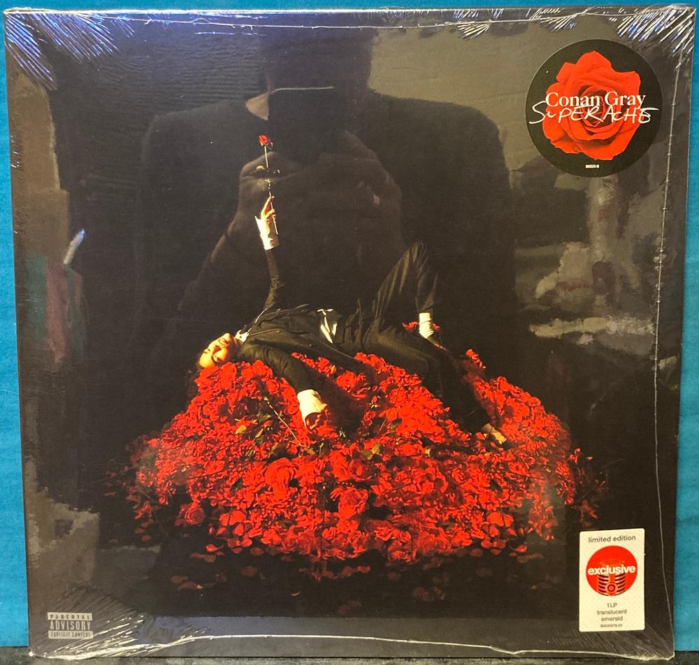Conan Gray SUPERACHE Limited Edition RED Vinyl with SIGNED Insert - NEW  SEALED