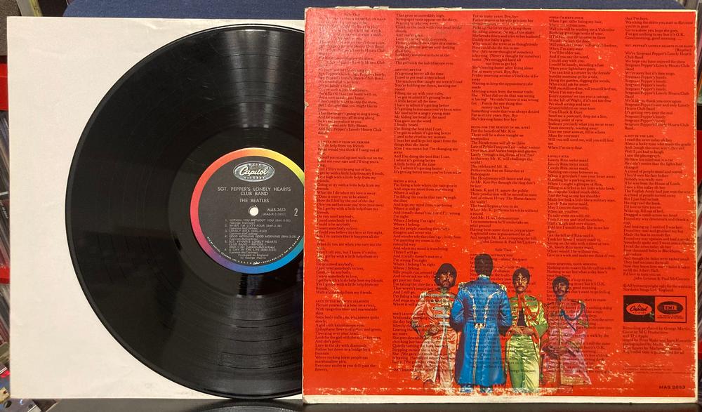 The Beatles Sgt. Pepper's UK盤Mono 1stプレス Beatles SGT Pepper 1st UK Mono Mint MONO Audio