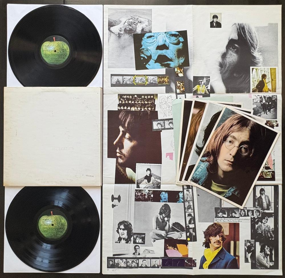 BEATLES WHITE ALBUM~RARE 1968 LP~7 LABEL ERRORS!!~NUMBERED