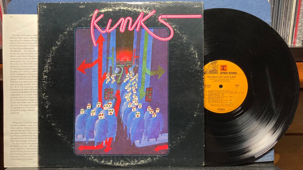 超貴重 盤ミント プロモ盤 The Kinks The Great Lost Kinks Album (Reprise Records MS 2127)  キンクス - レコード