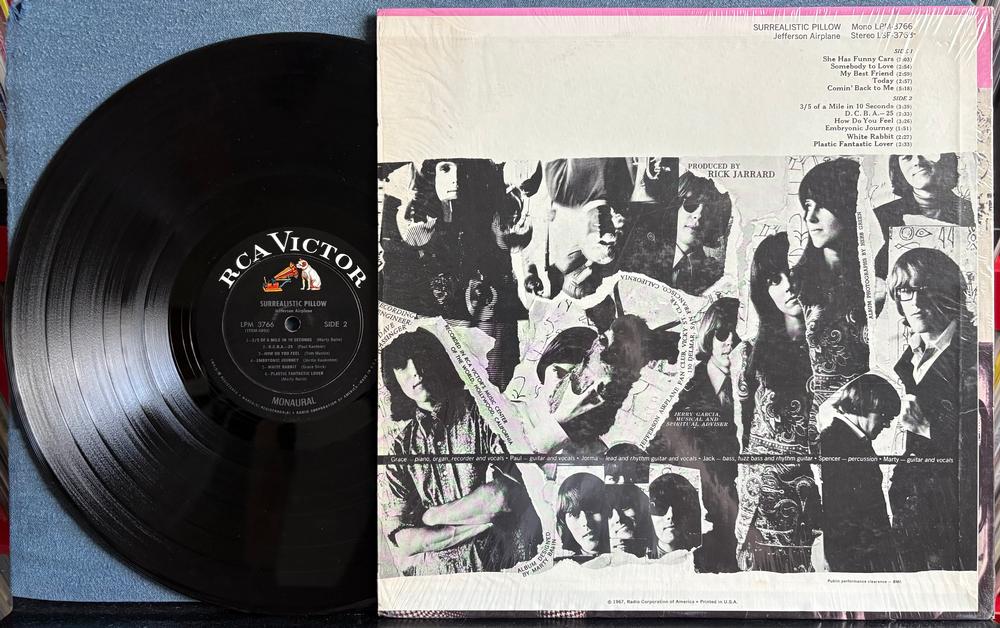 Jefferson - / Surrealistic - MONO盤 Jefferson Airplane – Surrealistic Pillow original U.S. mono LP