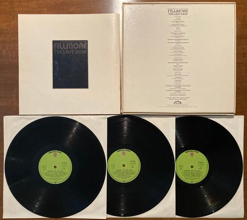 3LP Various フィルモア最後の日 Fillmore - The Last Days P50557W WARNER BROS /01100 Fillmore - The Last Days – Box Set 4 x Vinyl, 1972 [r2480830